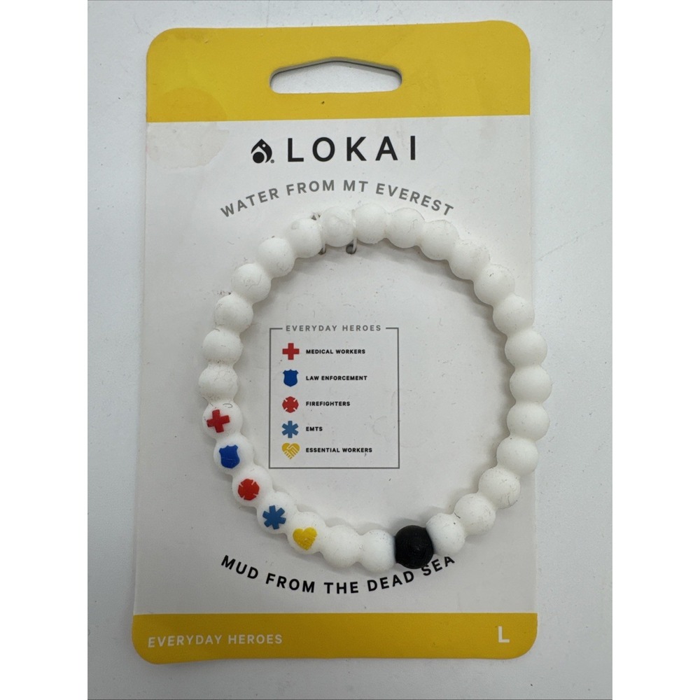 LOKAI Large OHANA Bracelet Water From Mt Everest & Mud From The Dead Sea